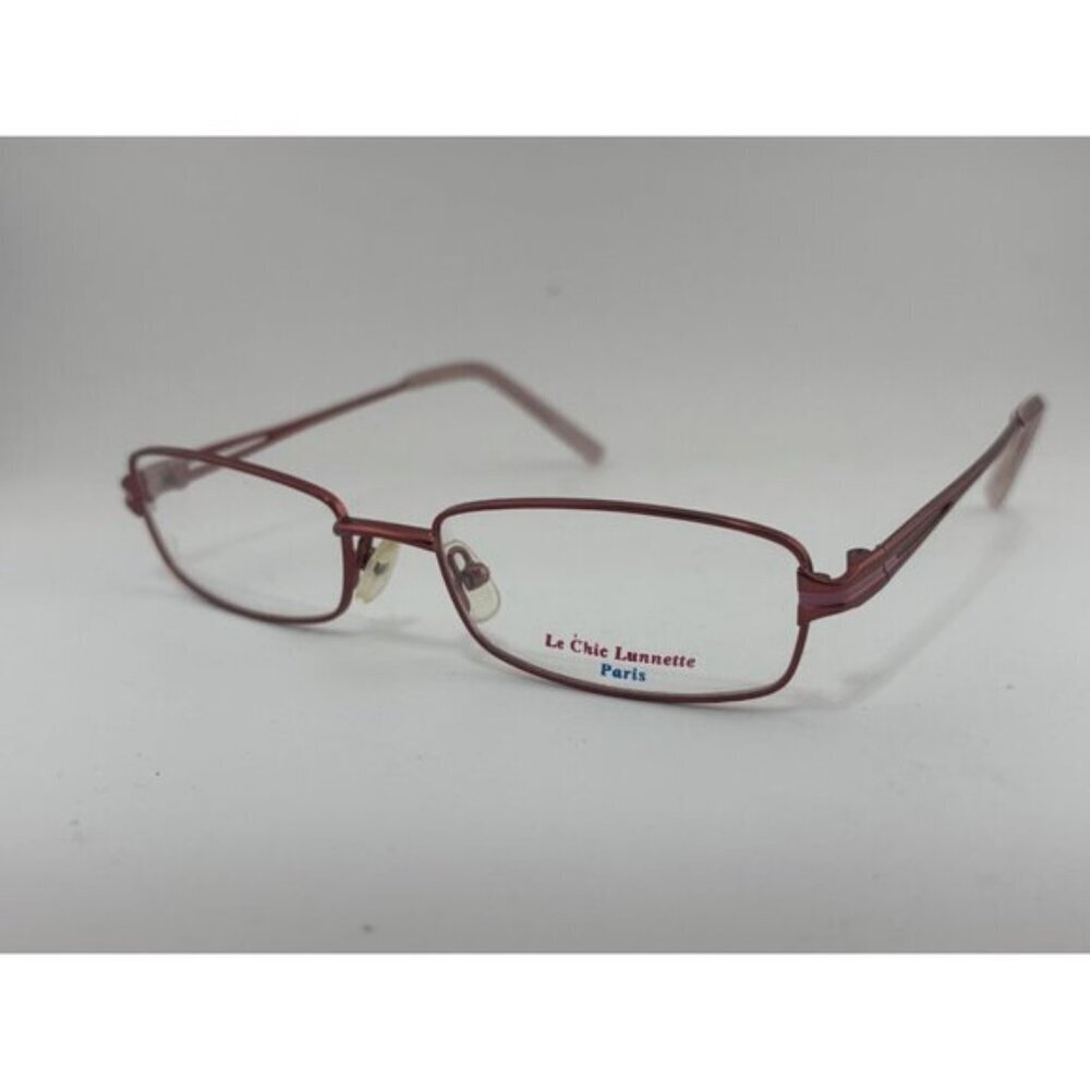 LE CHIC LUNNETTE - LC825 M. Burgundy 52-17-135 Rectangle Glasses Frames